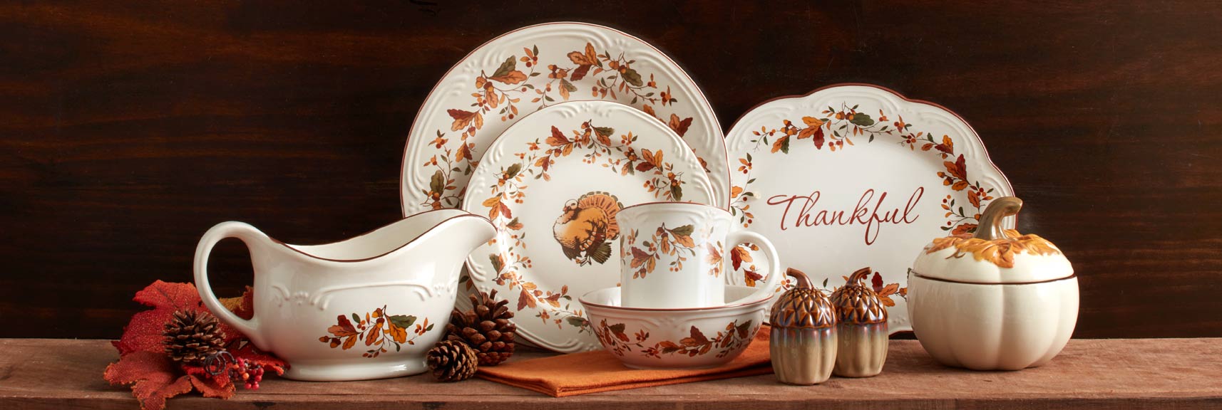 Thanksgiving dinnerware discount