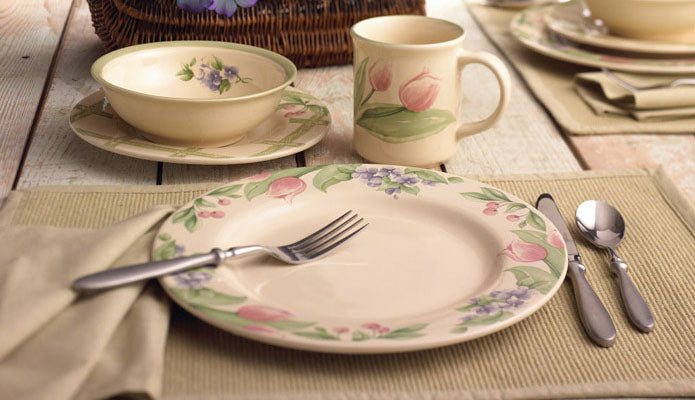 Garden Party Dinnerware, Serveware, Drinkware - Pfaltzgraff