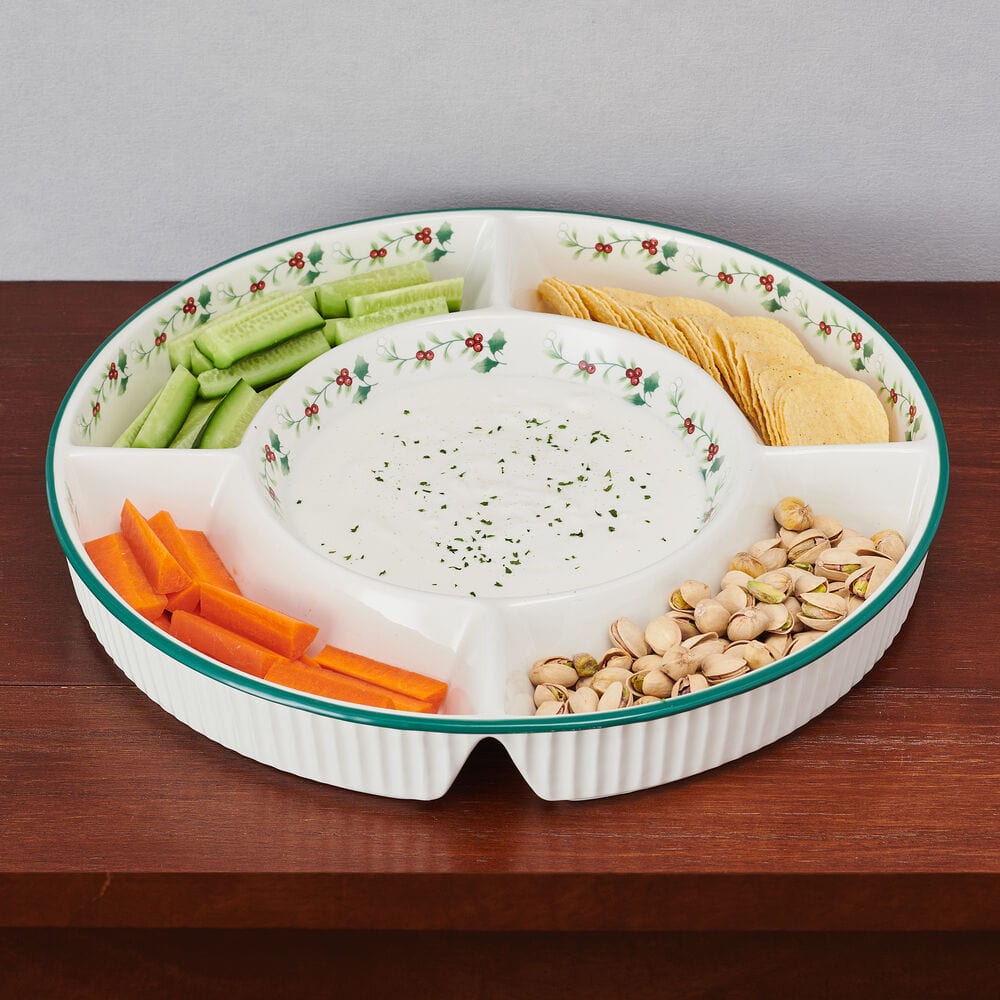 Winterberry® Chip and Dip Platter
