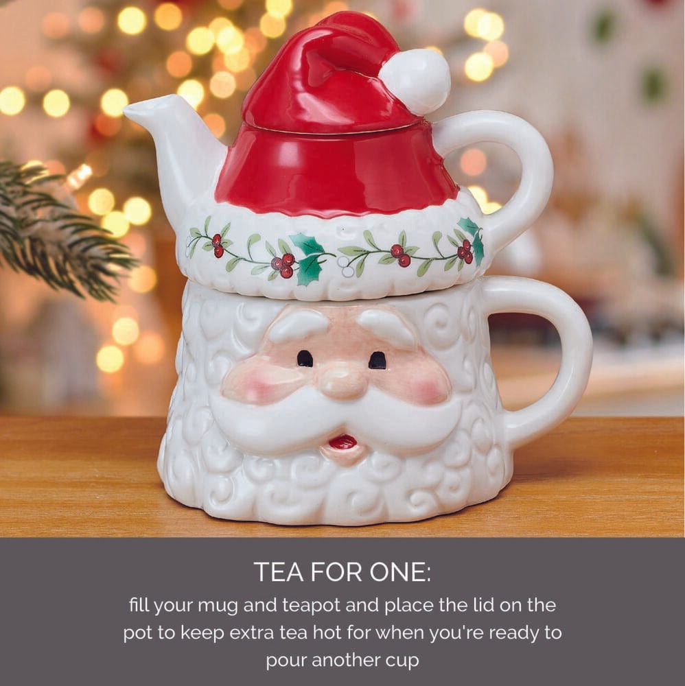 Winterberry® Santa Tea Server For One