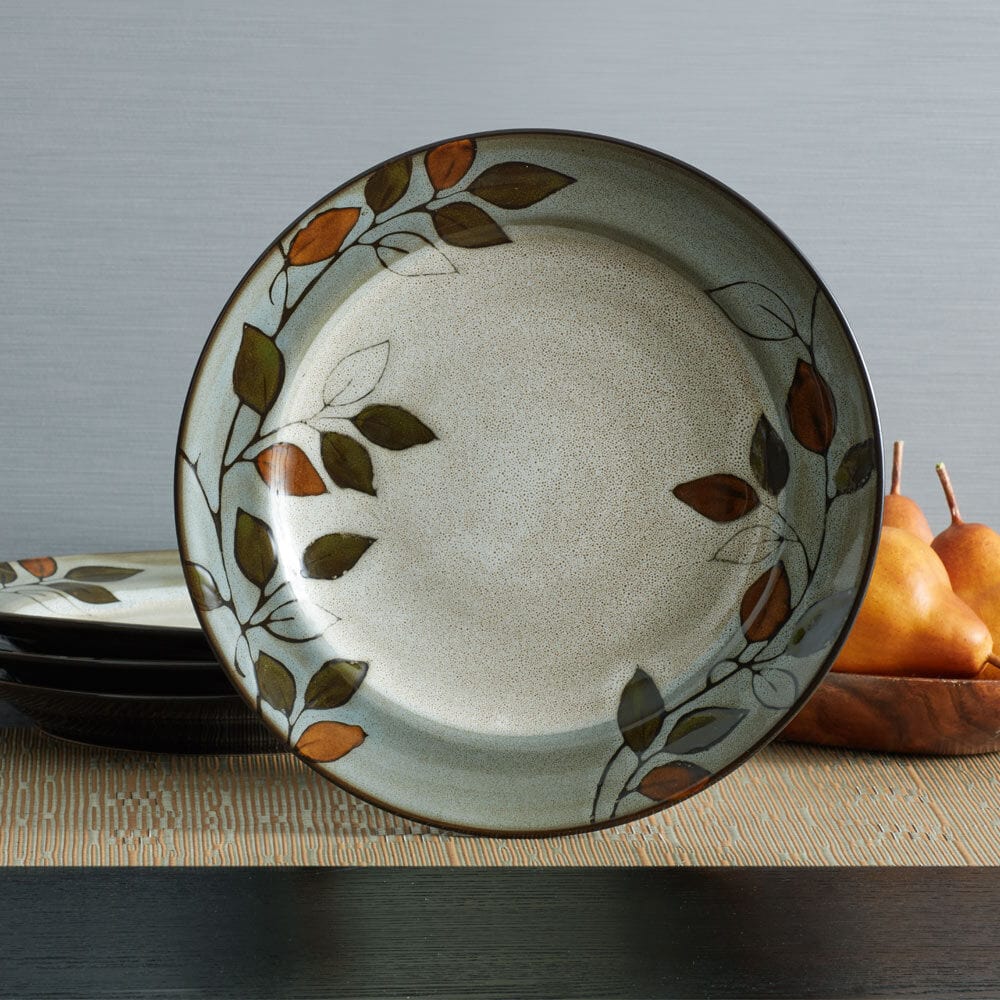 Rustic Leaves Set of Dinner Plates
