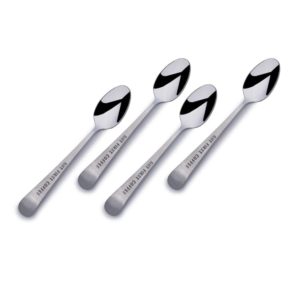 But First Coffee Set of 4 Mini Coffee Spoons