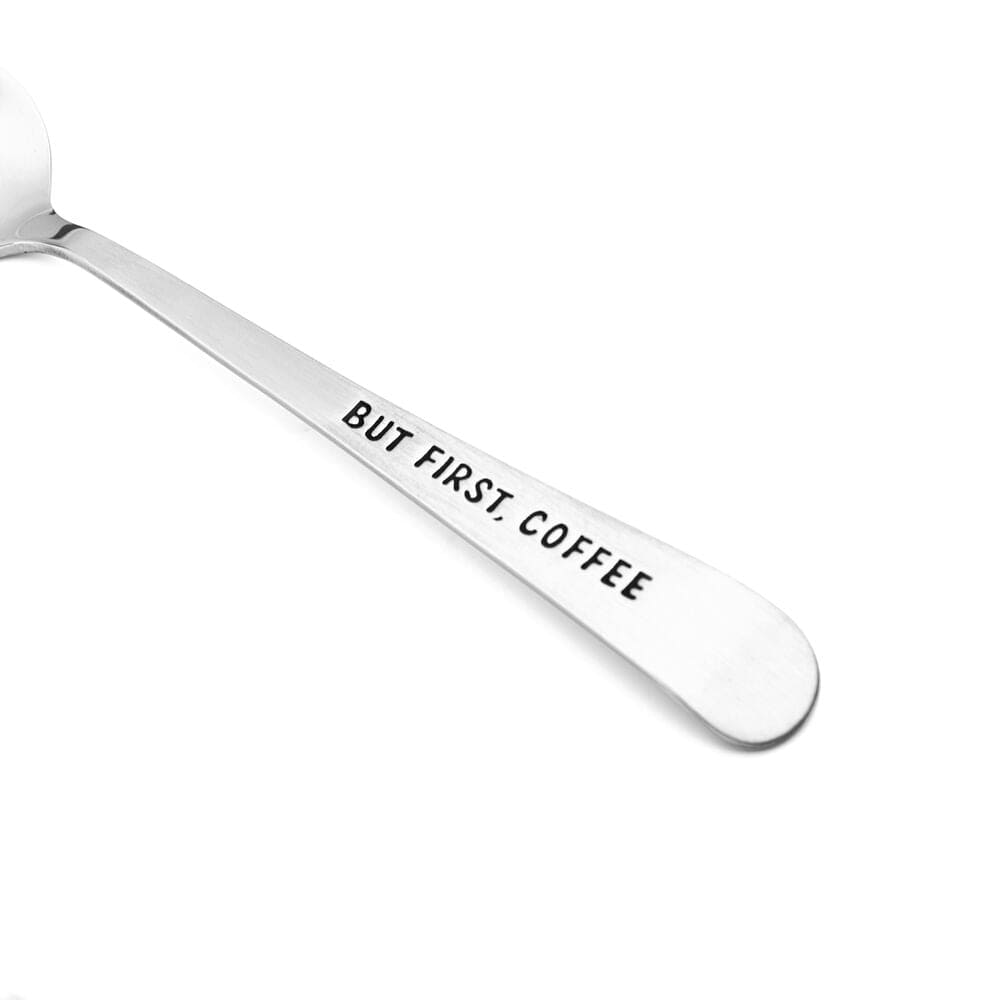 But First Coffee Set of 4 Mini Coffee Spoons
