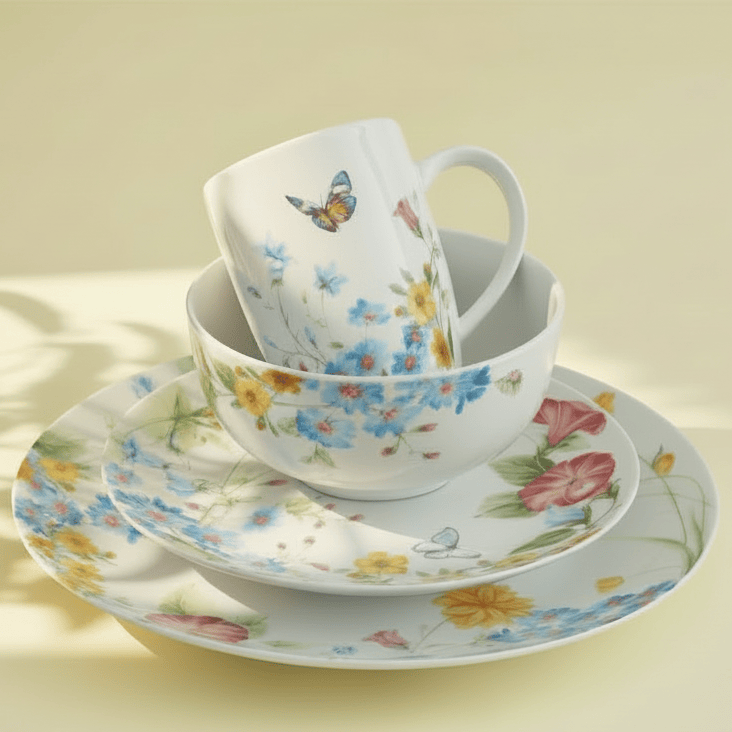 アメリカ製 PFALTZGRAFF 花柄 食器セット Annabelle Dinnerware Set