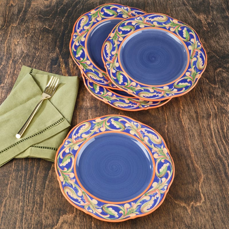 Villa della Luna® Set of Scalloped Dinner Plates