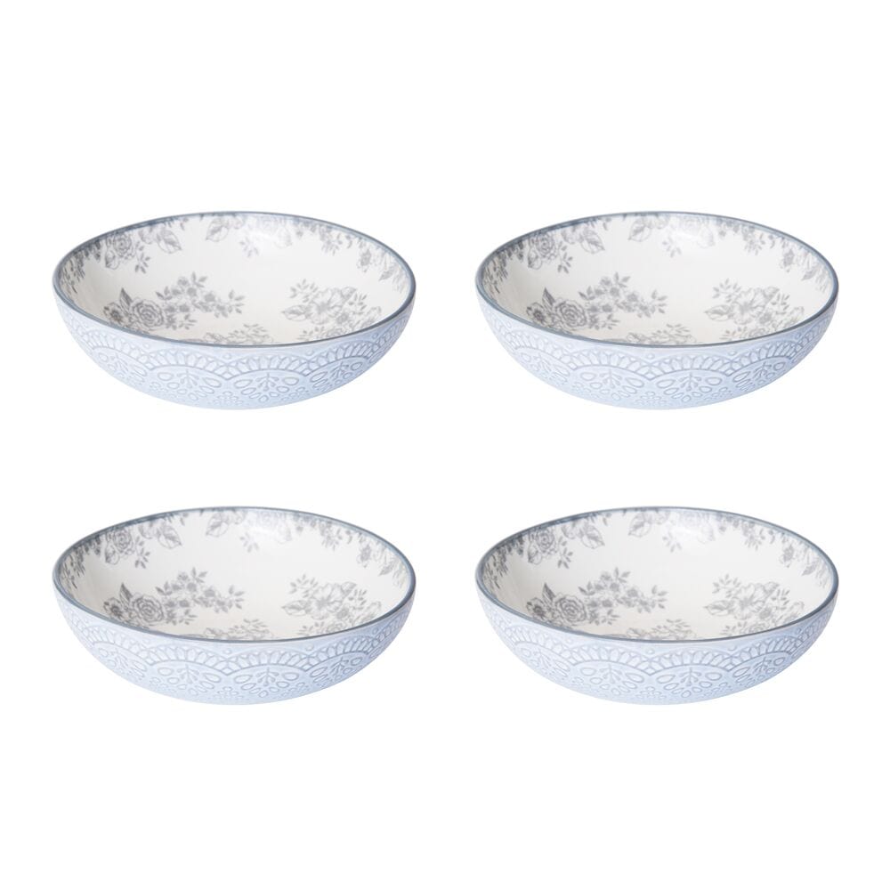 Gabriela Gray 16 Piece Dinnerware Set, Service for 4