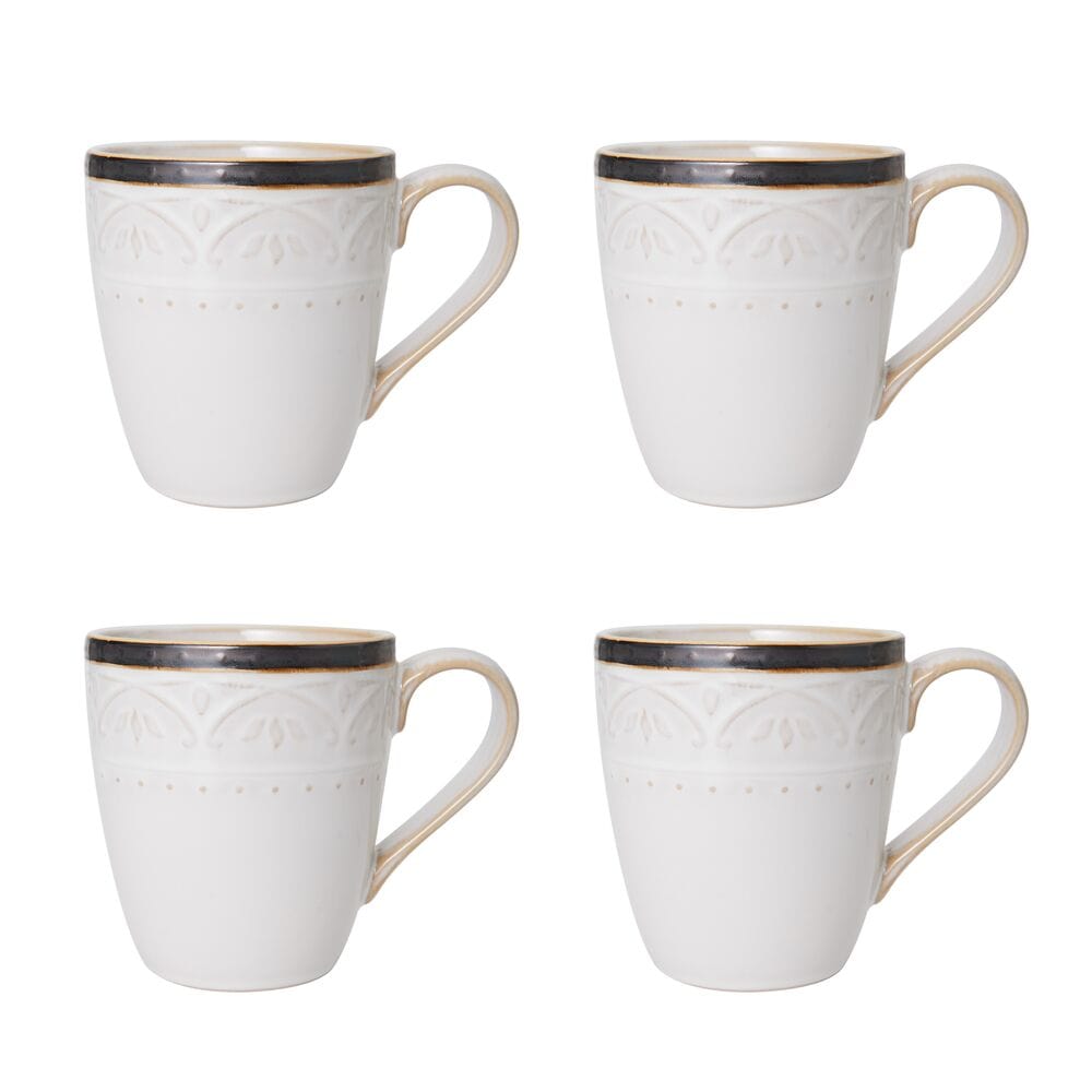 Promenade Scroll 16 Piece Dinnerware Set, Service for 4