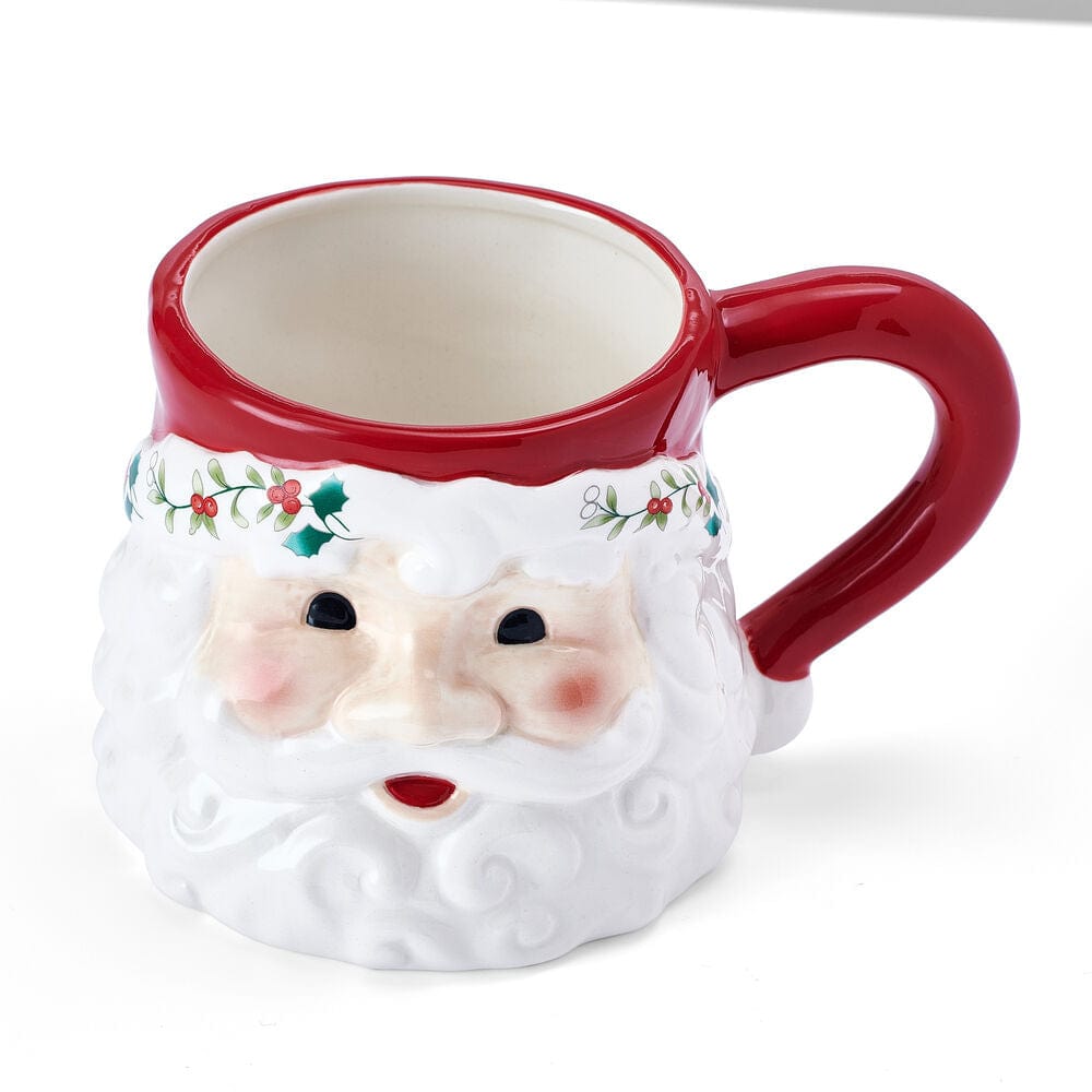 Winterberry® Santa Figural Mug