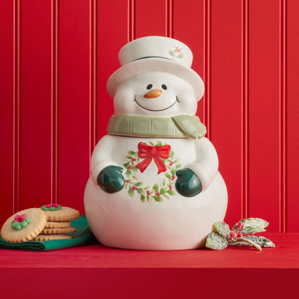 Winterberry® Snowman Cookie Jar