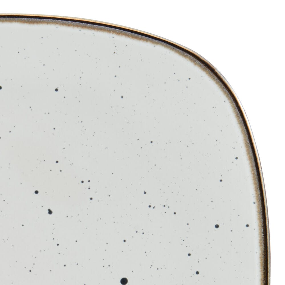 Decker White 16 Piece Dinnerware Set, Service for 4