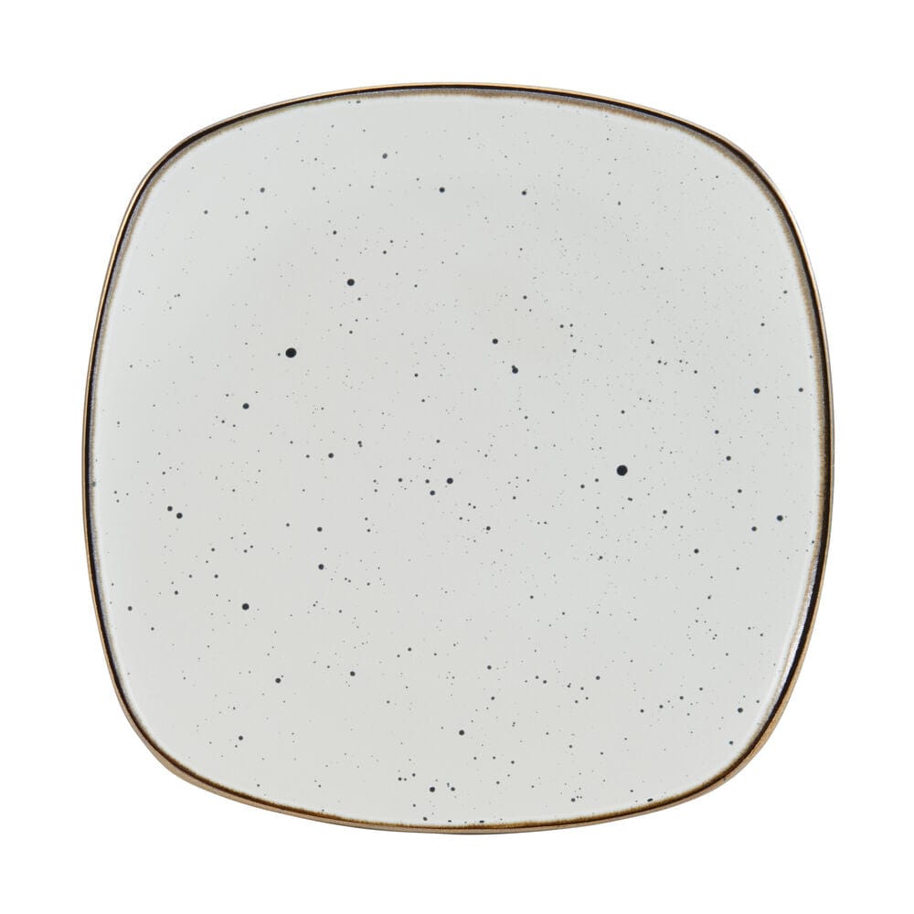 Decker White 16 Piece Dinnerware Set, Service for 4