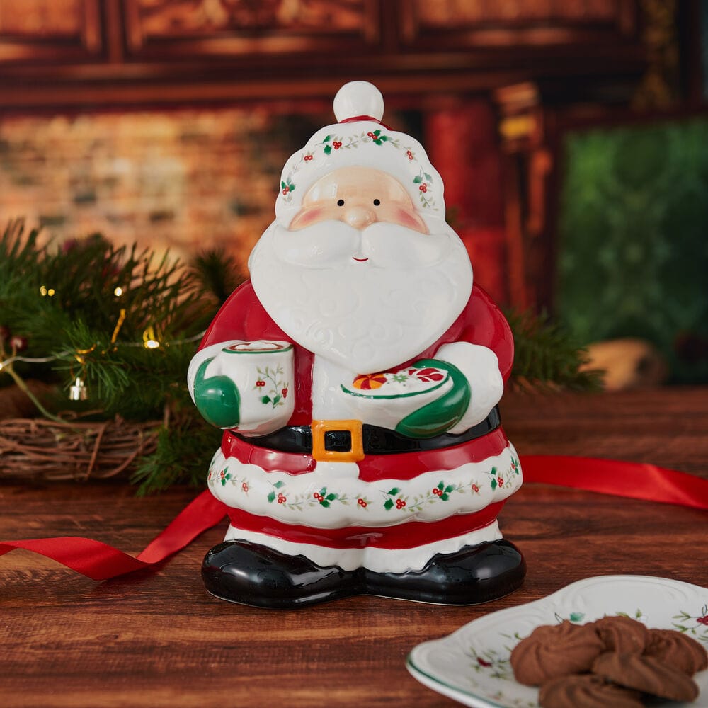 Winterberry® Santa Cookie Jar