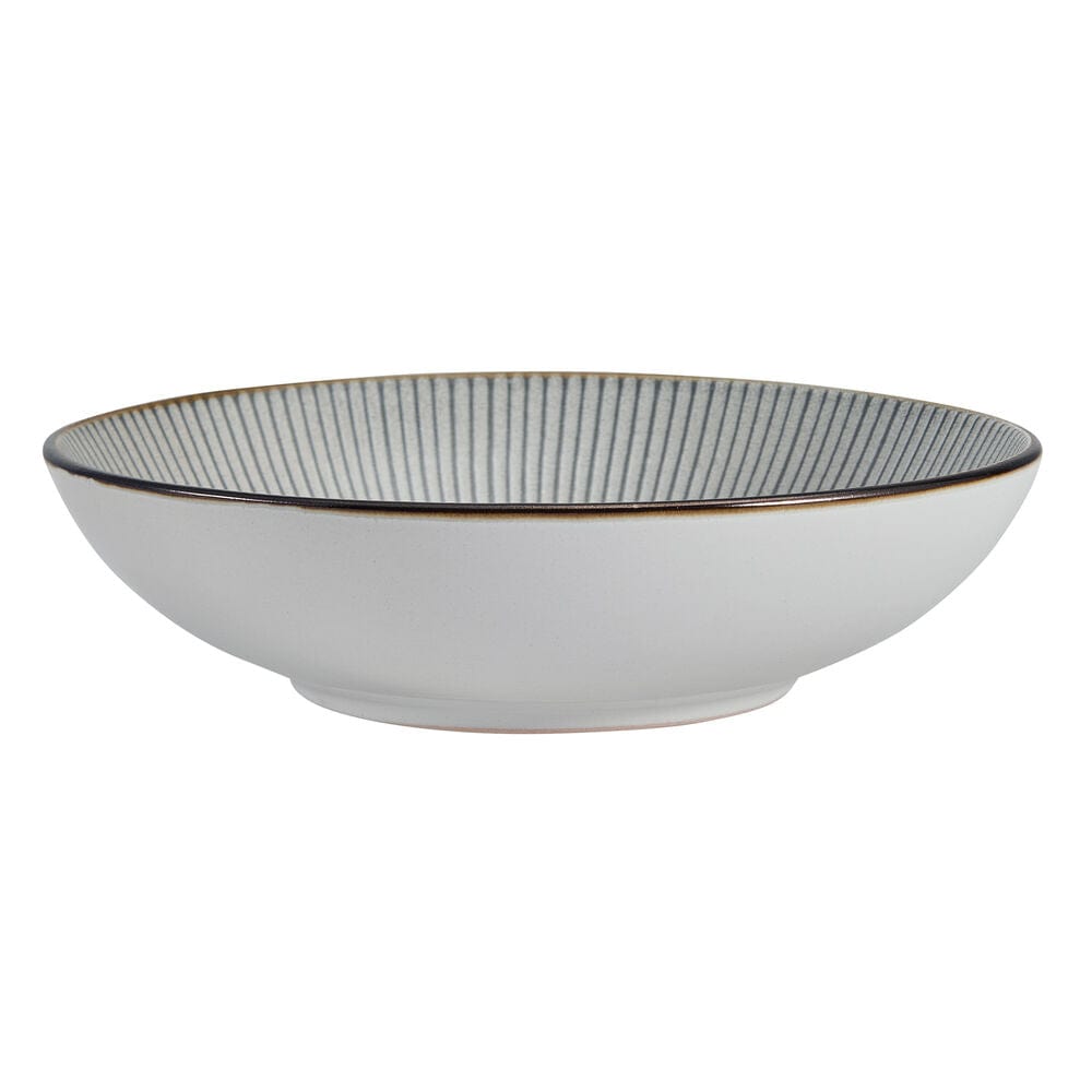 Arlie Gray 12 Piece Pasta Dinnerware Set, Service for 4