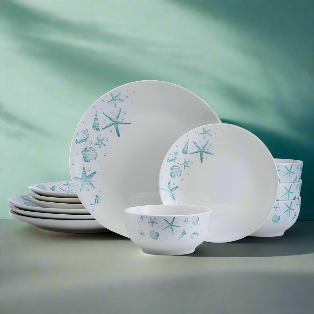 Tahiti 12 Piece Dinnerware Set, Service for