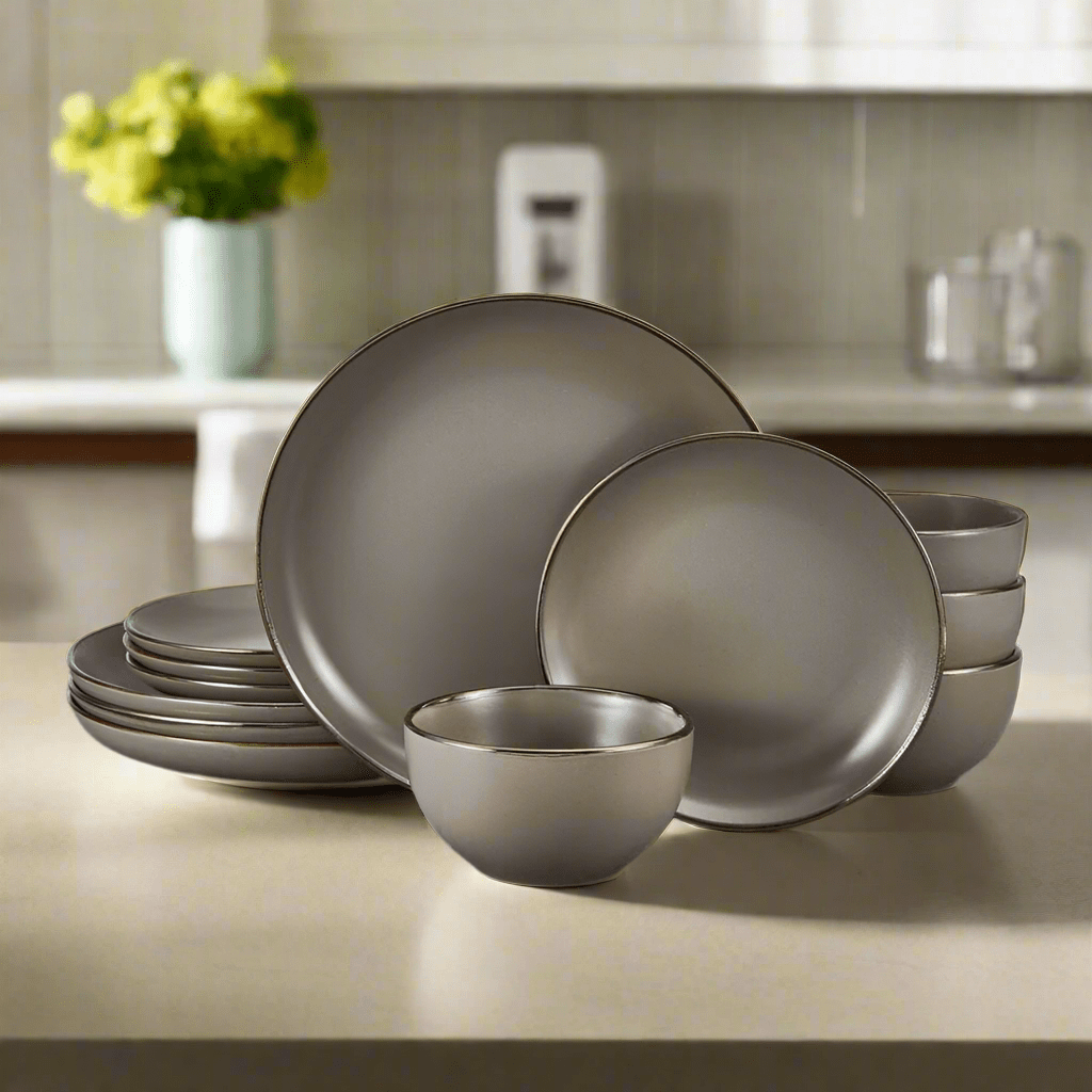 Hadlee 12 Piece Dinnerware Set, Service for 4 Hadlee 12 Piece Dinnerware Set, Service for 4