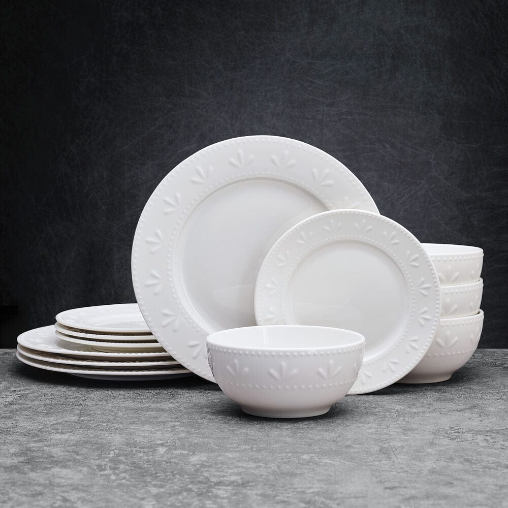 Maddy 12 Piece Dinnerware Set, Service for 4