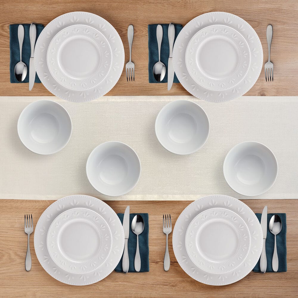 Maddy 12 Piece Dinnerware Set, Service for 4