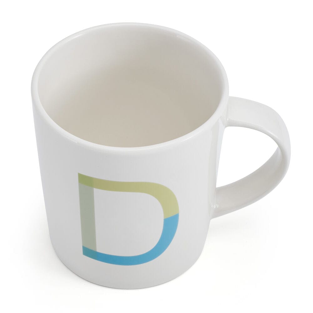 Sentiment Mugs Letter D Monogram Mug
