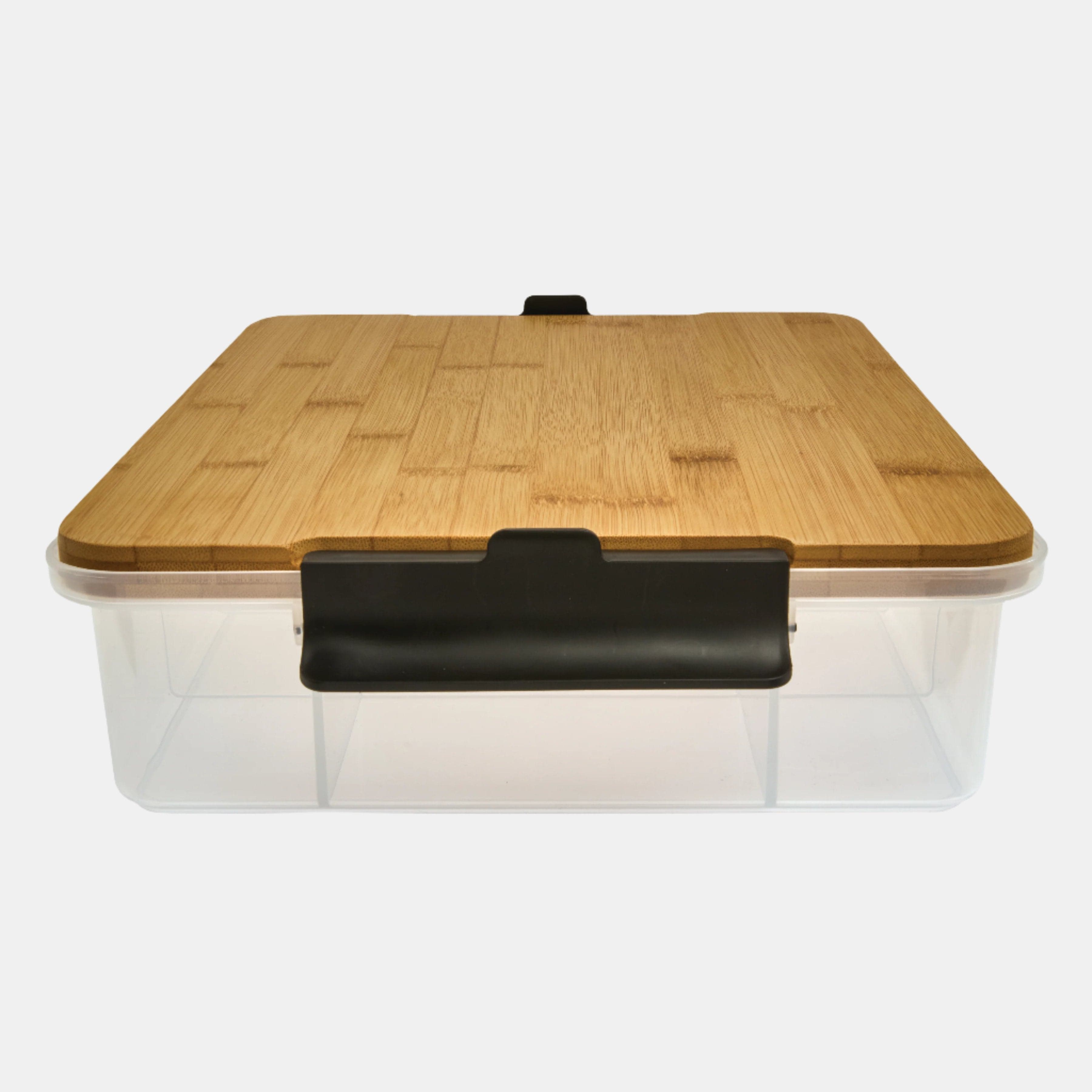 style::Bamboo Cutting Board & Lid w/ 11 Compartments