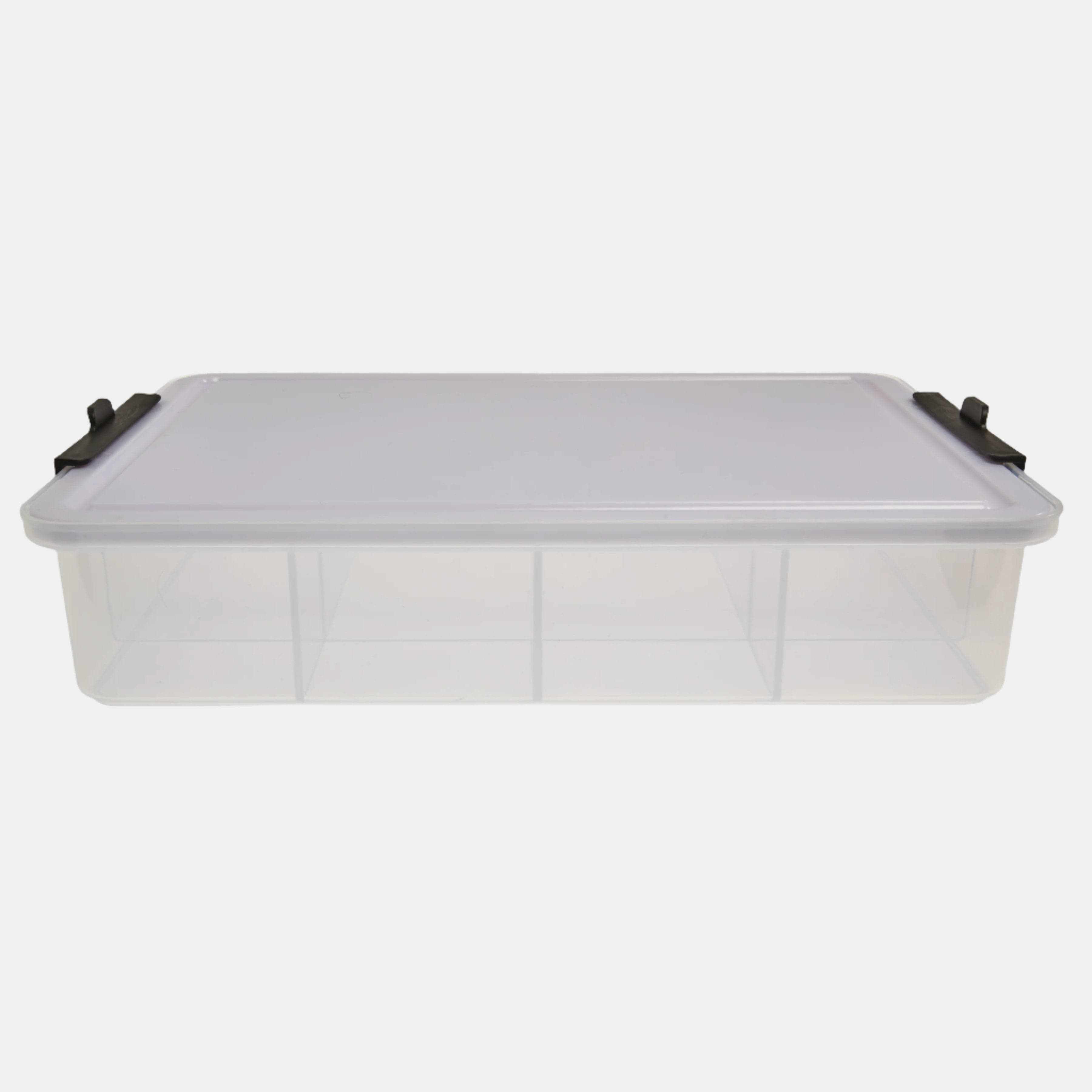 style::White Plastic Cutting Board & Lid w/ 11 Compartments