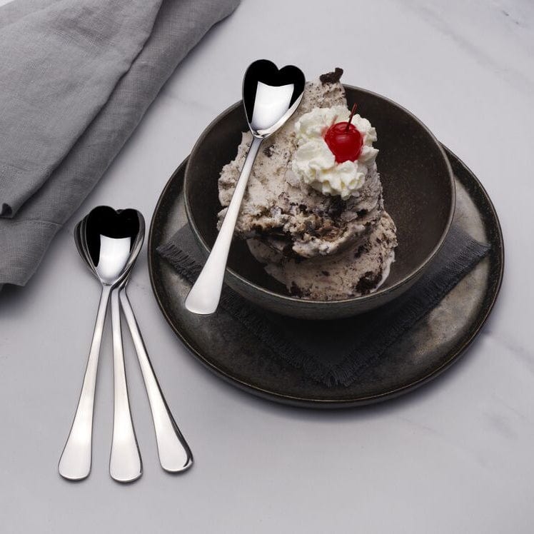 Irresistible Set of 4 Ice Cream Spoons