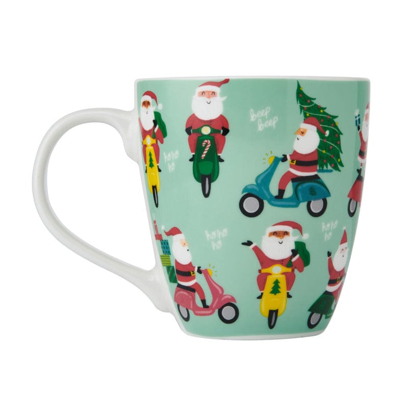 Sentiment Mugs Santa on Scooter Mug