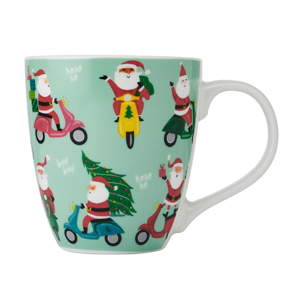 Sentiment Mugs Santa on Scooter Mug