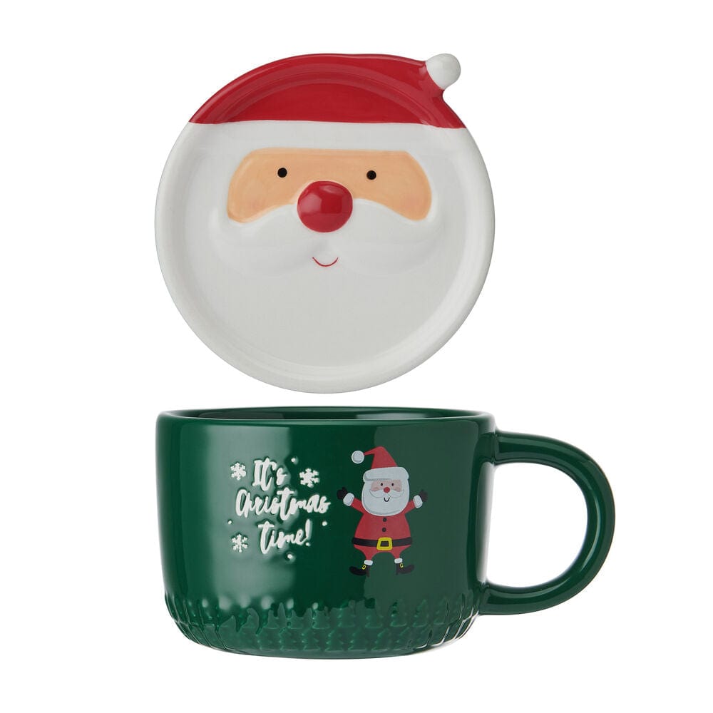 It’s Christmas Time Santa Covered Mug