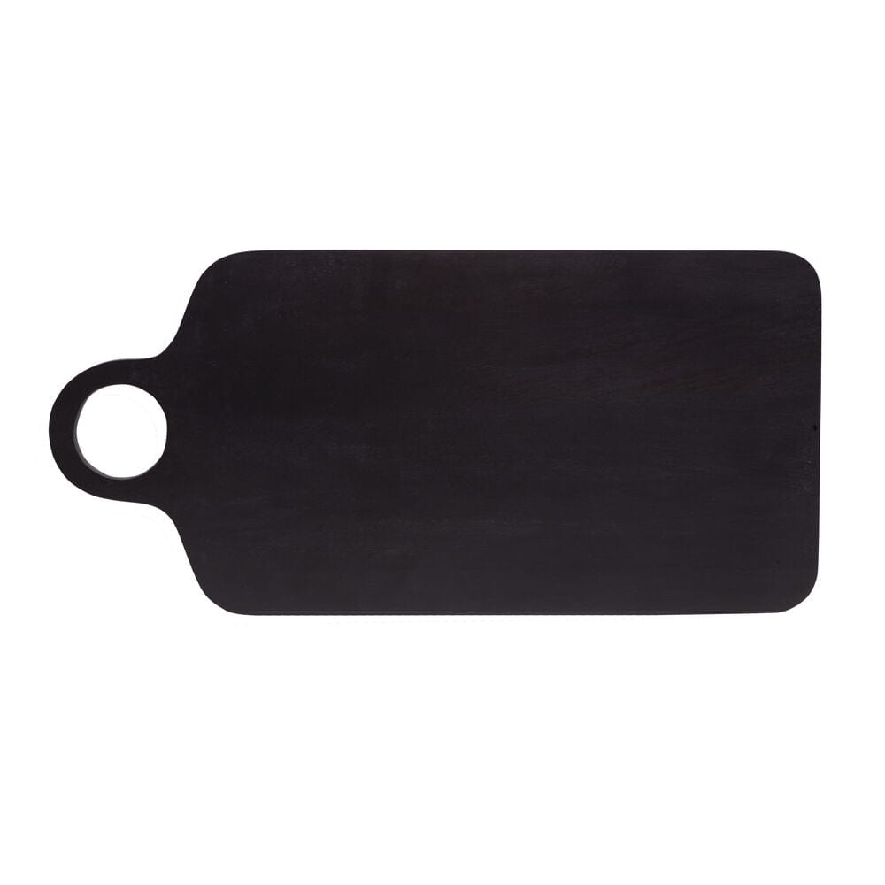 Black Mango Wood Rectangular Serving Board