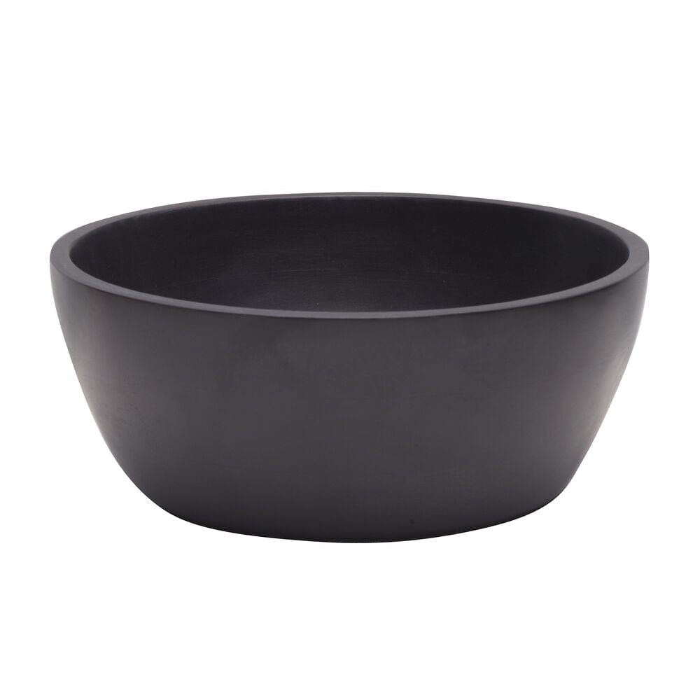Black Mango Wood Serve Bowl