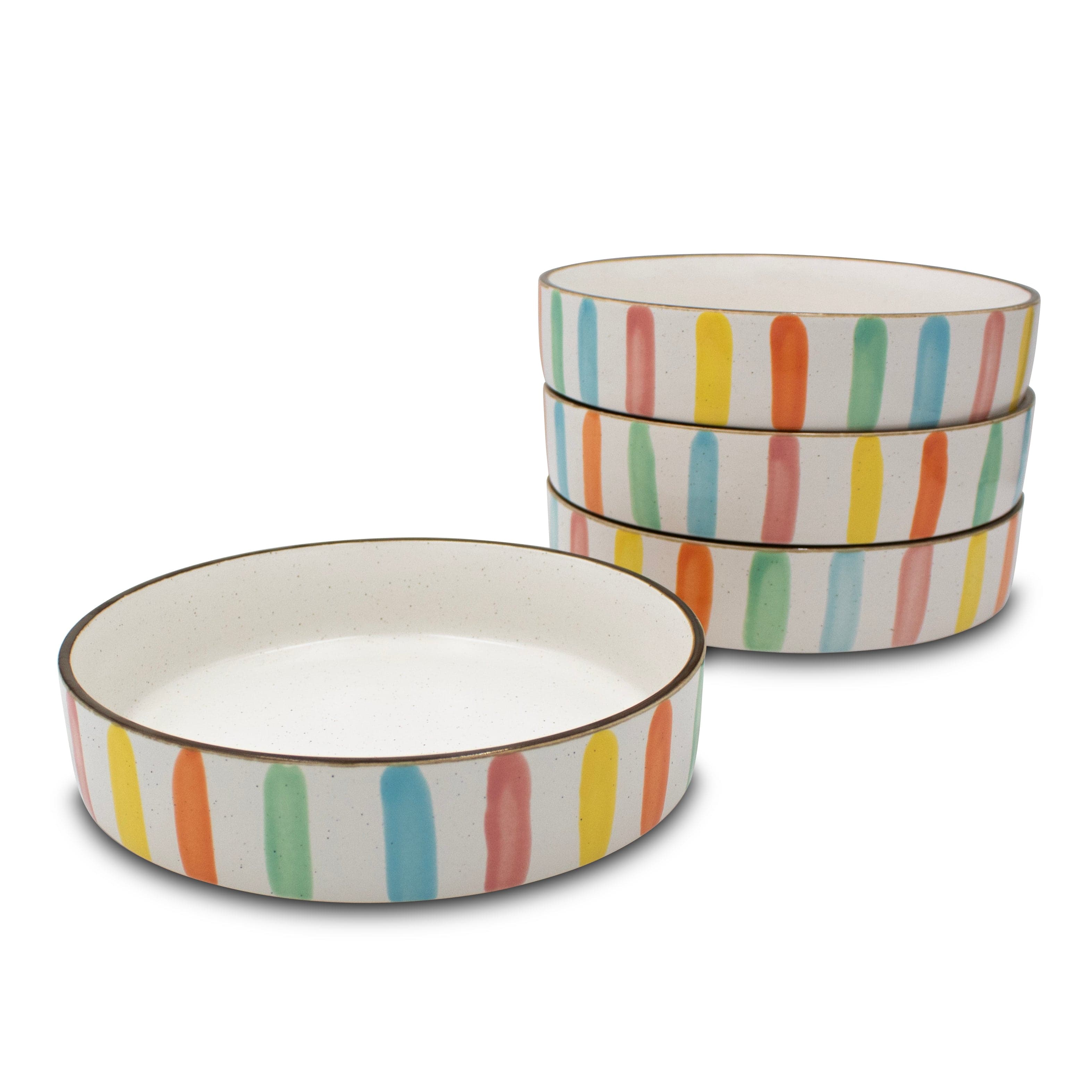 Darbie Angell Happy Spring Summer Set of 2 Dinner Bowls