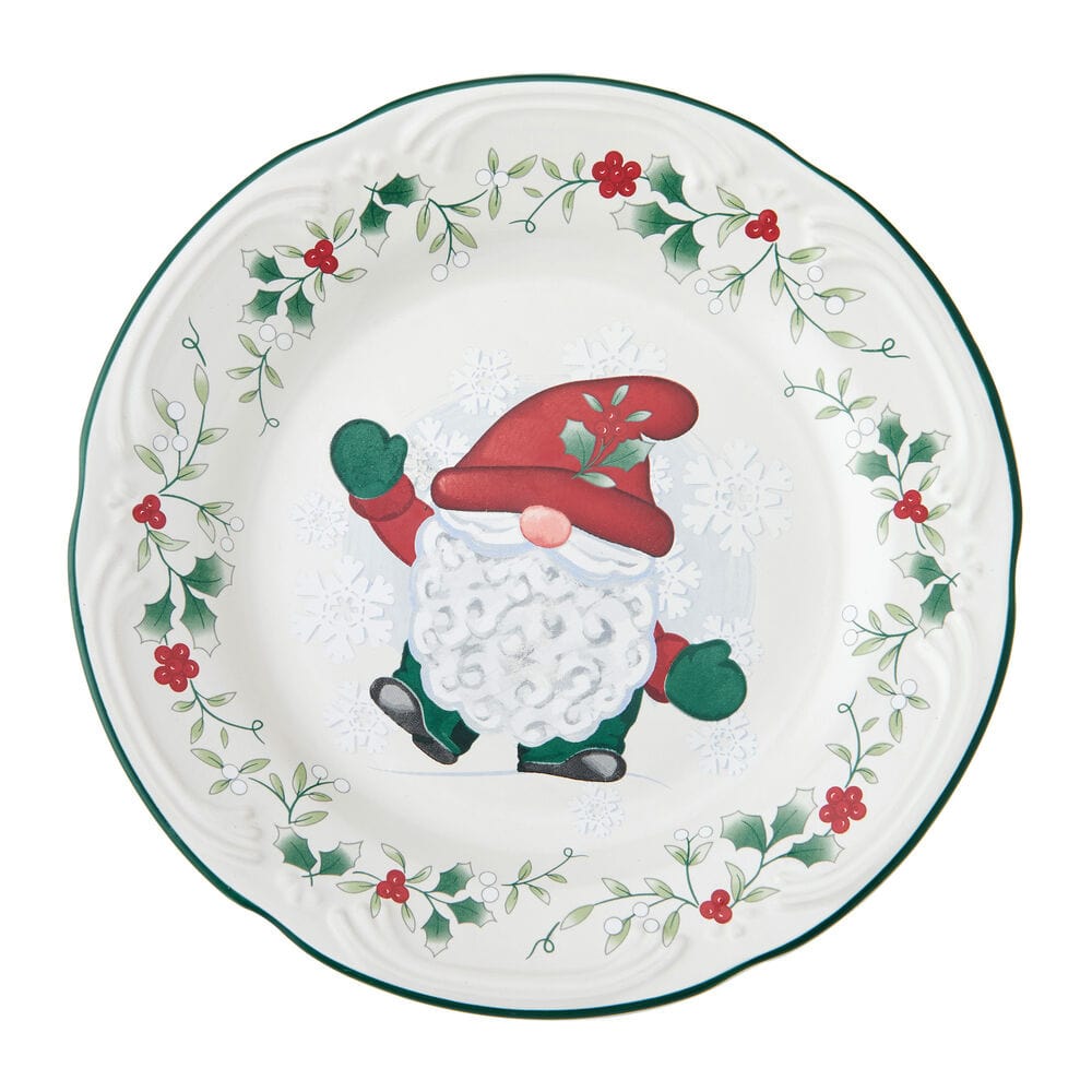 Winterberry® Set of 4 Gnome Salad Plates