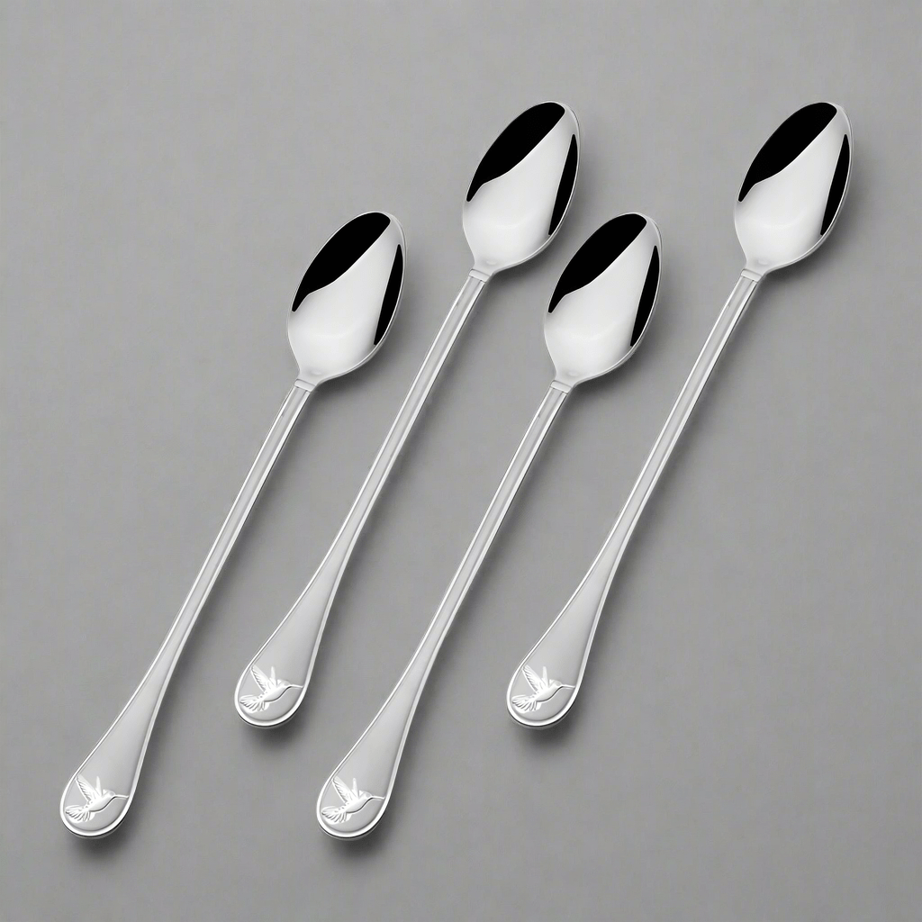 Hummingbird Set of 4 Long Handled Spoons