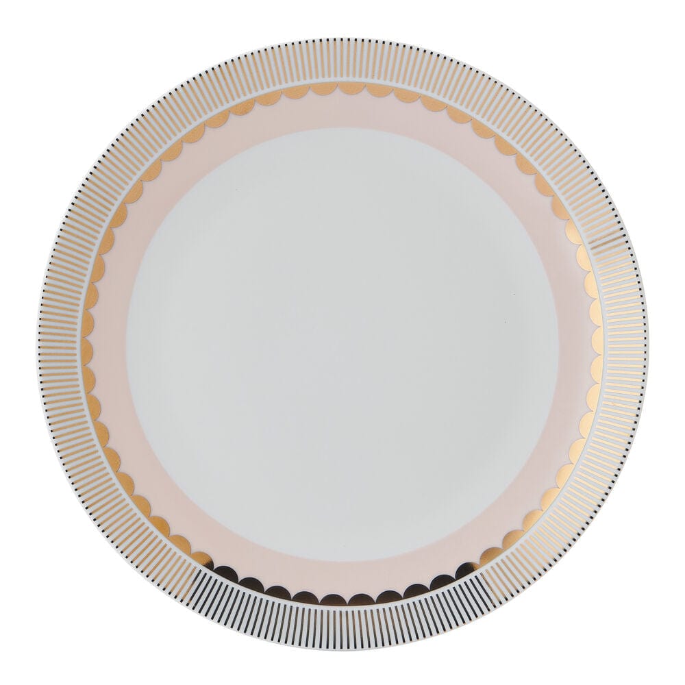 Darbie Angell Golden Charm Metallic 12 Piece Dinnerware Set, Service for 4