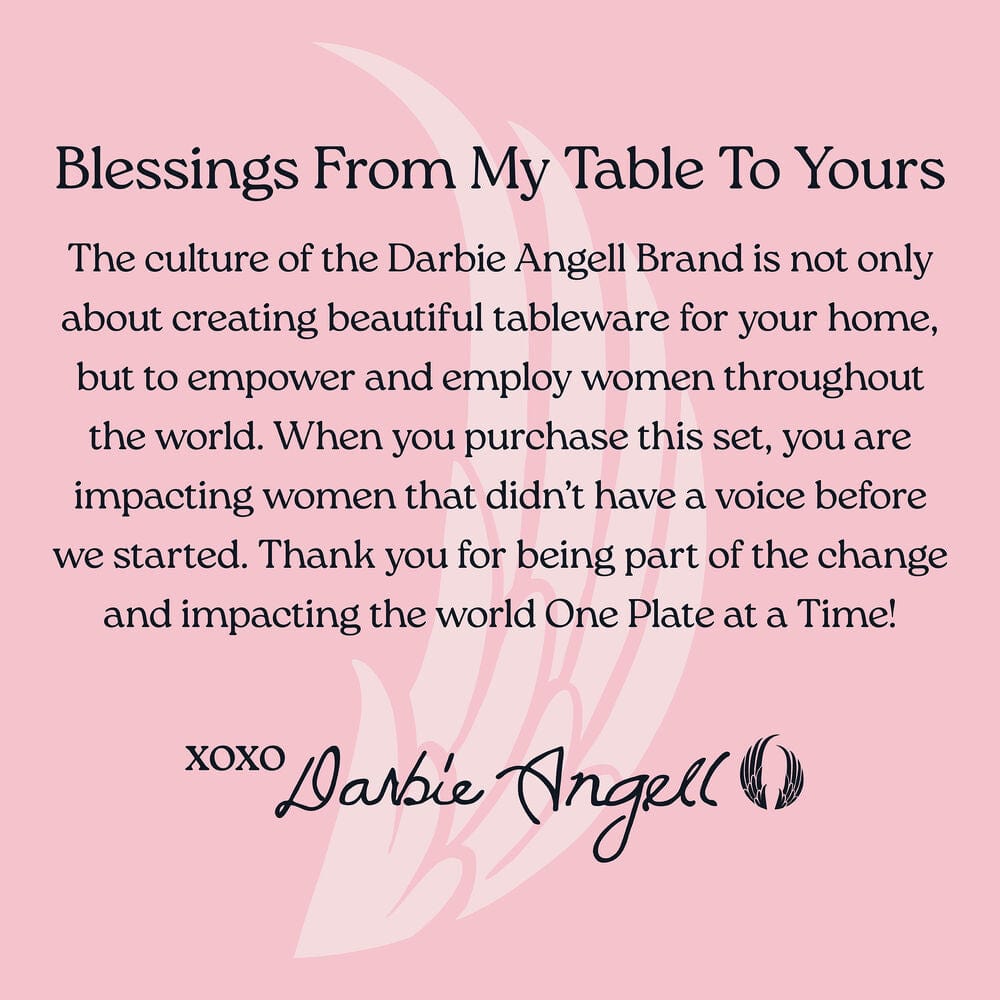 Darbie Angell Golden Charm Metallic 12 Piece Dinnerware Set, Service for 4