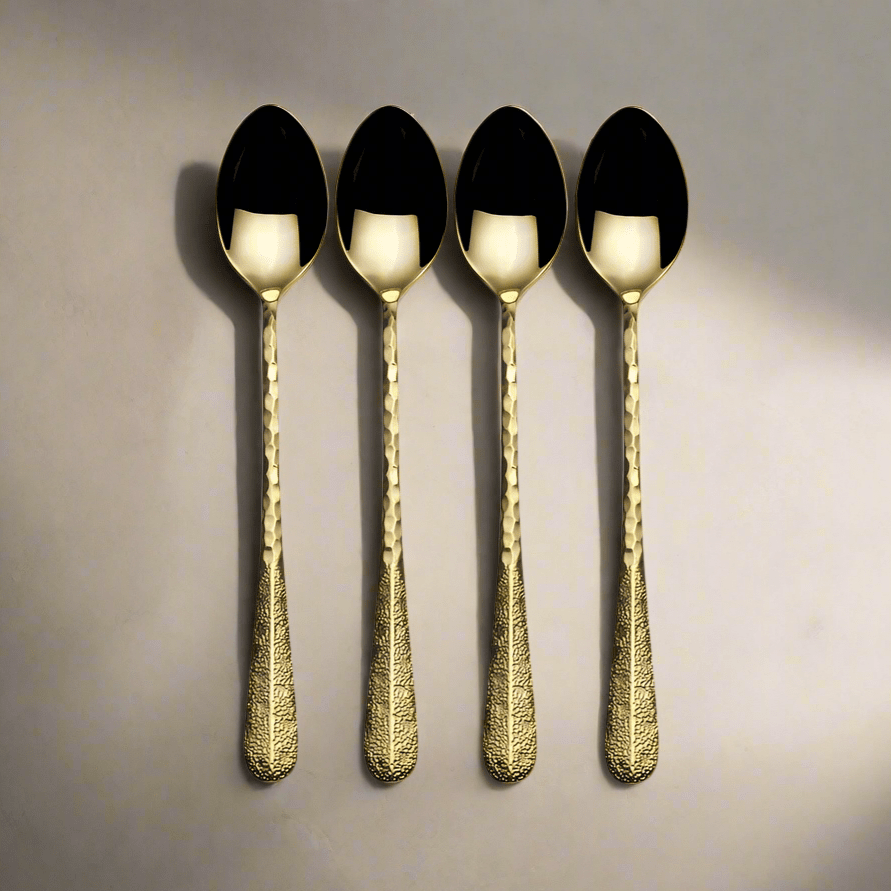 Sable Gold Set of 4 Long Handled Spoons
