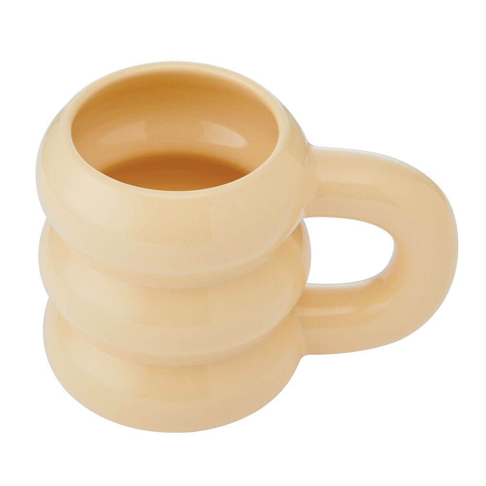 Yellow Rounded Cloud Mug