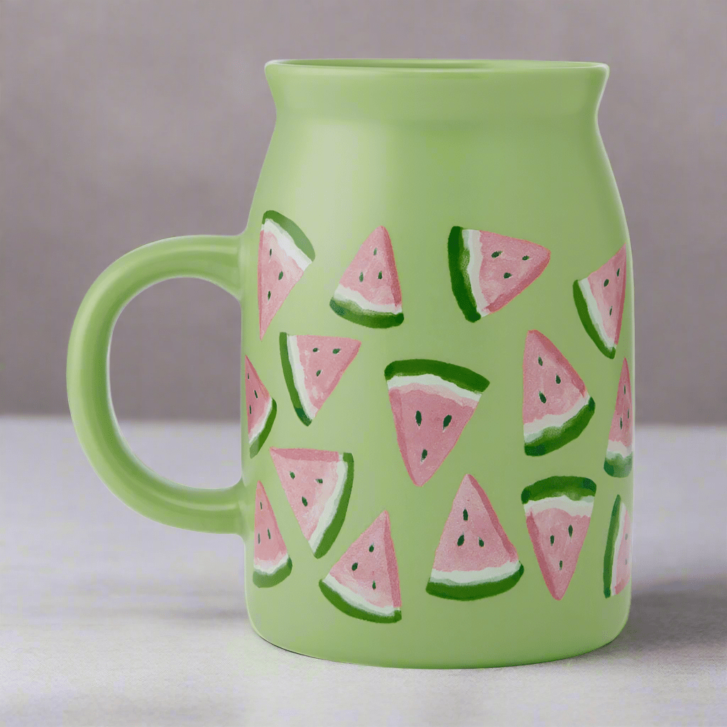 Watermelon Milk Jug Mug