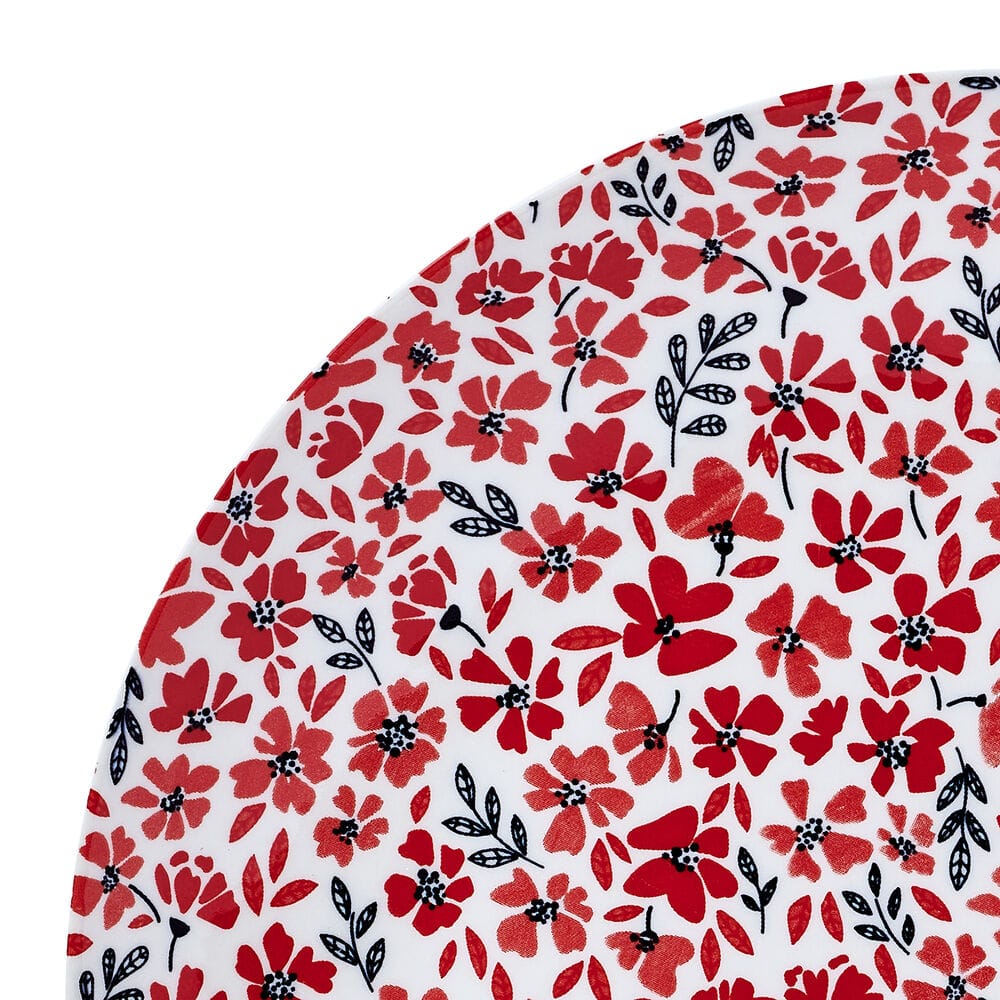 Radiant Blossom 12 Piece Dinnerware Set, Service for 4