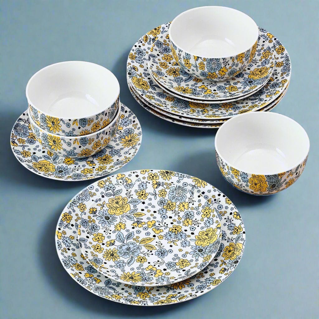 Vibrant Garden 12 Piece Dinnerware Set, Service for 4