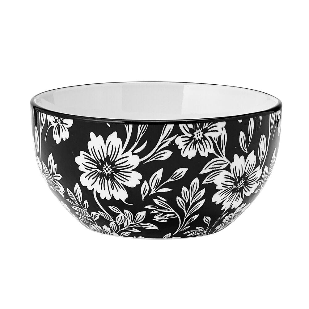 Midnight Blooms 12 Piece Dinnerware Set, Service for 4