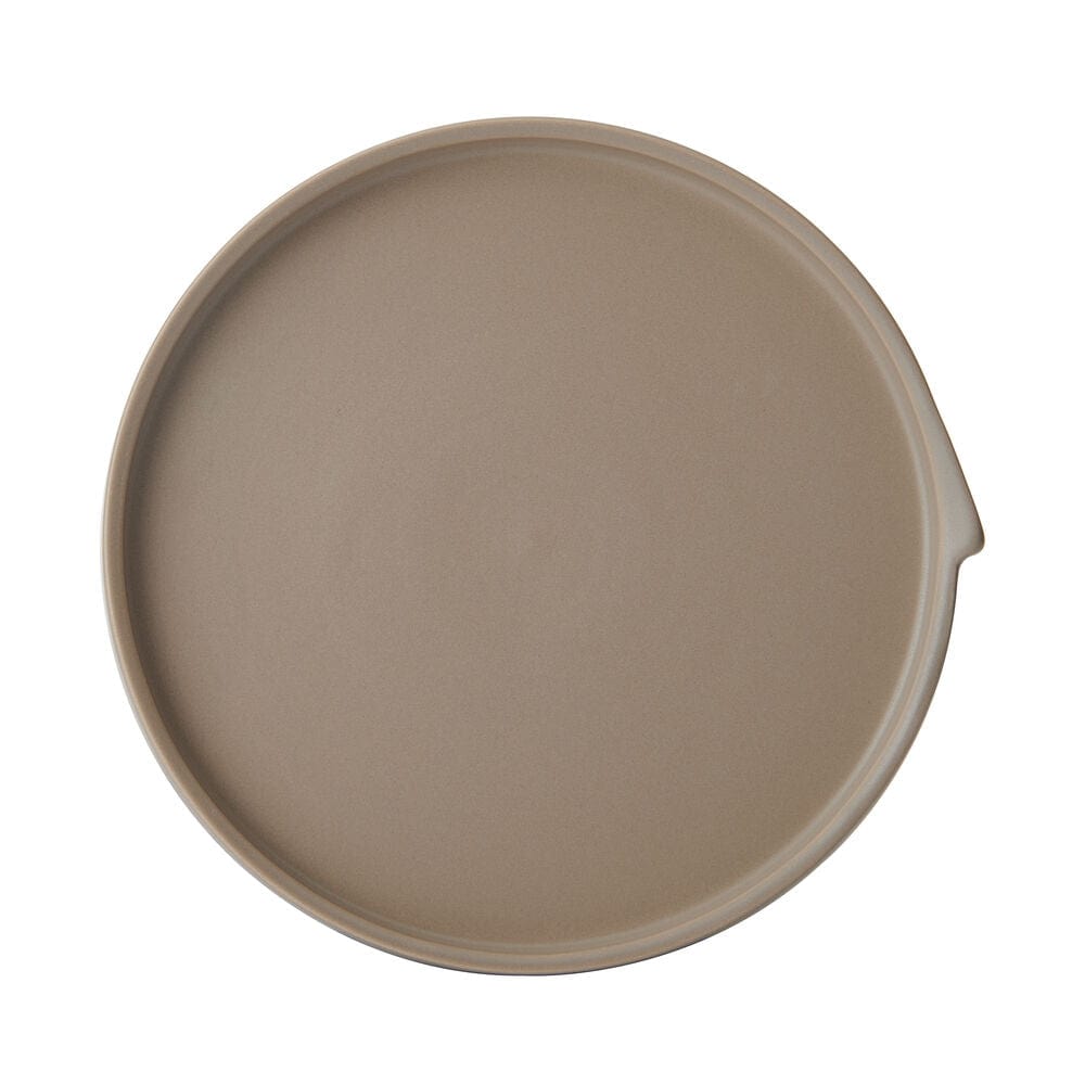 Contemporary Edge Taupe 12 Piece Dinnerware Set, Service for 4