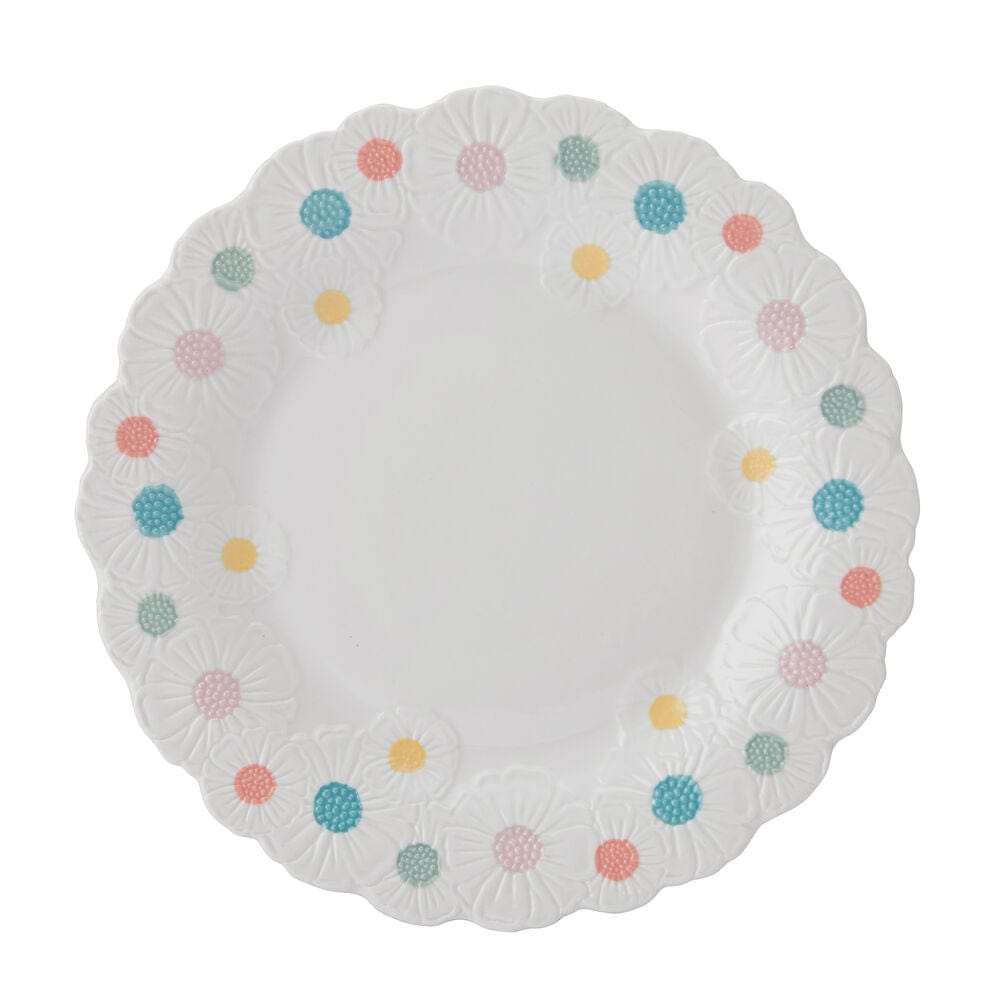 Darbie Angell Painted Daisy 12 Piece Dinnerware Set, Service or 4