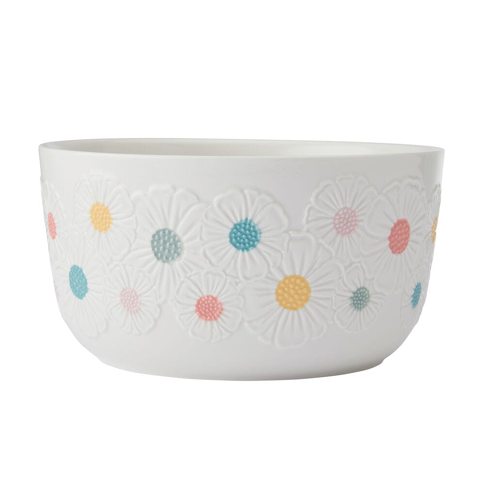 Darbie Angell Painted Daisy 12 Piece Dinnerware Set, Service or 4