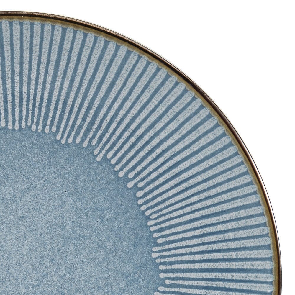 Arlie Blue Set of 4 Dinner Plates