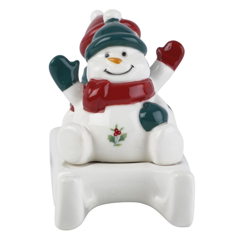Winterberry® Snowman Sled Salt and Pepper Set
