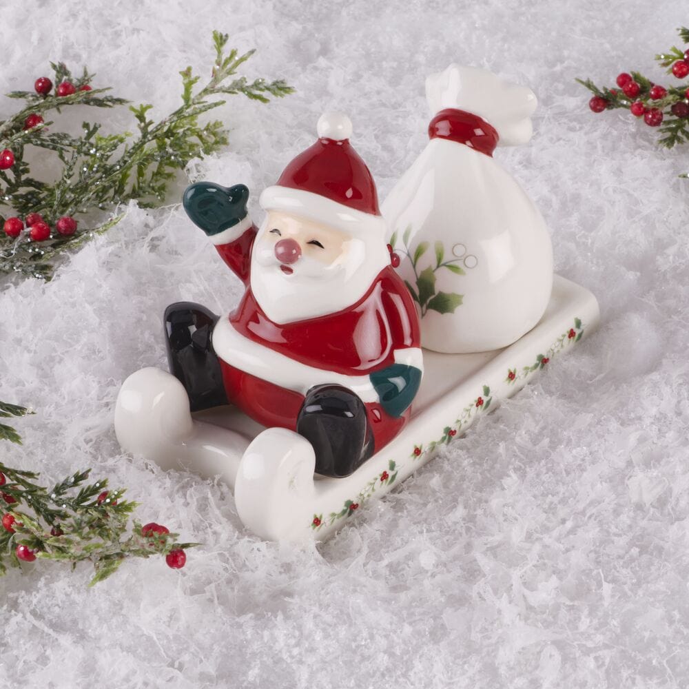 Winterberry® Santa Sled Salt and Pepper Set