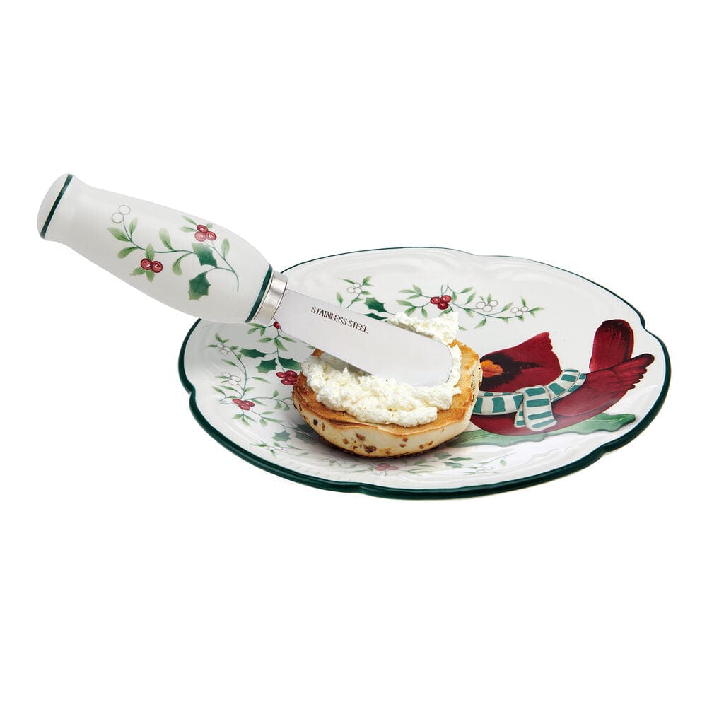 Winterberry® Cardinal Appetizer Plate with Spreader