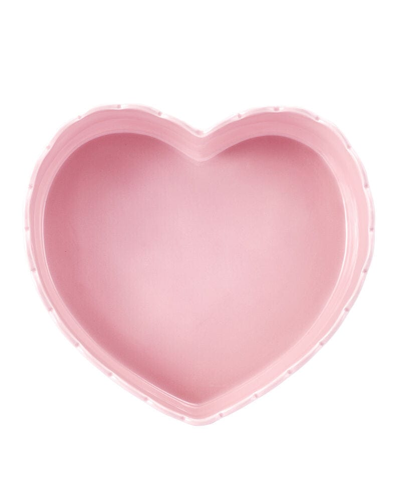 Tea Rose Pink Heart Serve Bowl