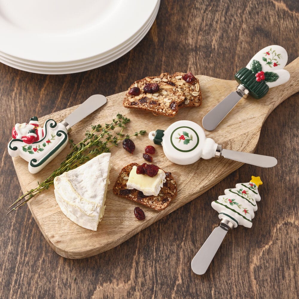 Winterberry® Set of 4 Figural Spreaders